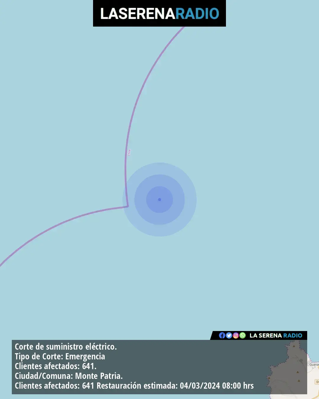 Sismo de mediana intensidad a 27 kilómetros al noroeste de Tongoy