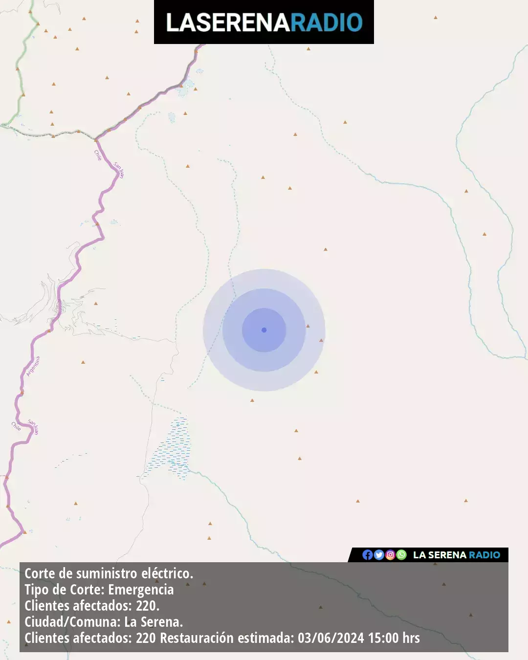 Sismo de menor intensidad a 77 kilómetros al sureste de Paihuano