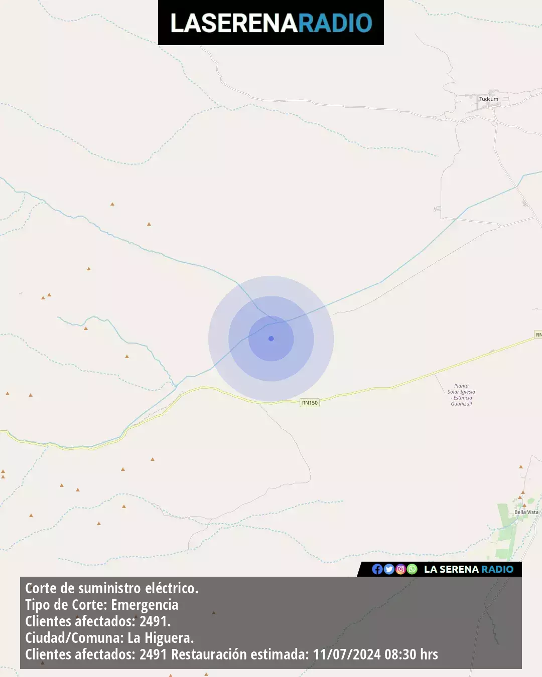 Sismo de menor intensidad a 111 kilómetros al este de Paihuano